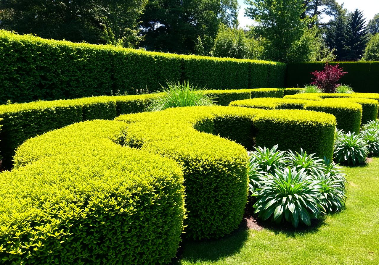 Jardín cuidado